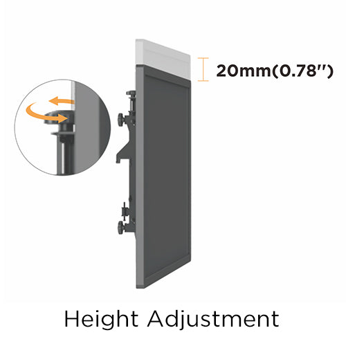2x2 Quad-Display Stand with Bolt-Down Base