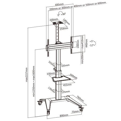 av cart dimensions