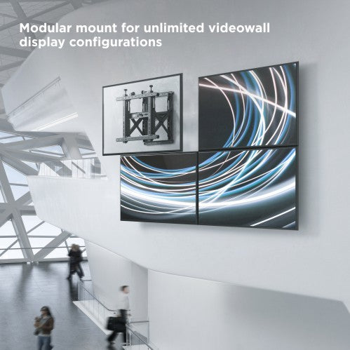 XYZ Micro-Adjustable Push-In, Pop-Out Video Wall Mount
