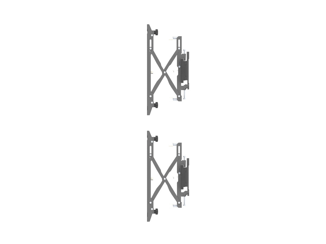 side of 2x2 video wall mount