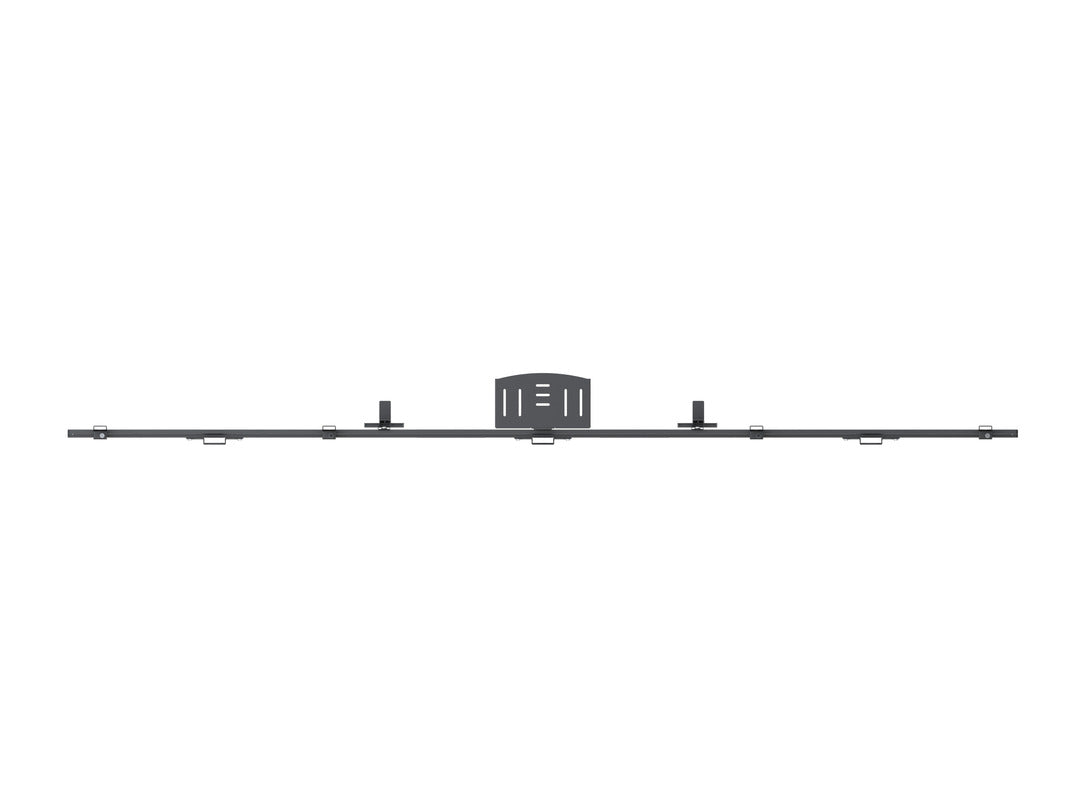 Dual-Screen Video Conference Mount System with Soundbar Mount and Camera Shelf (Up to 75” Screens)