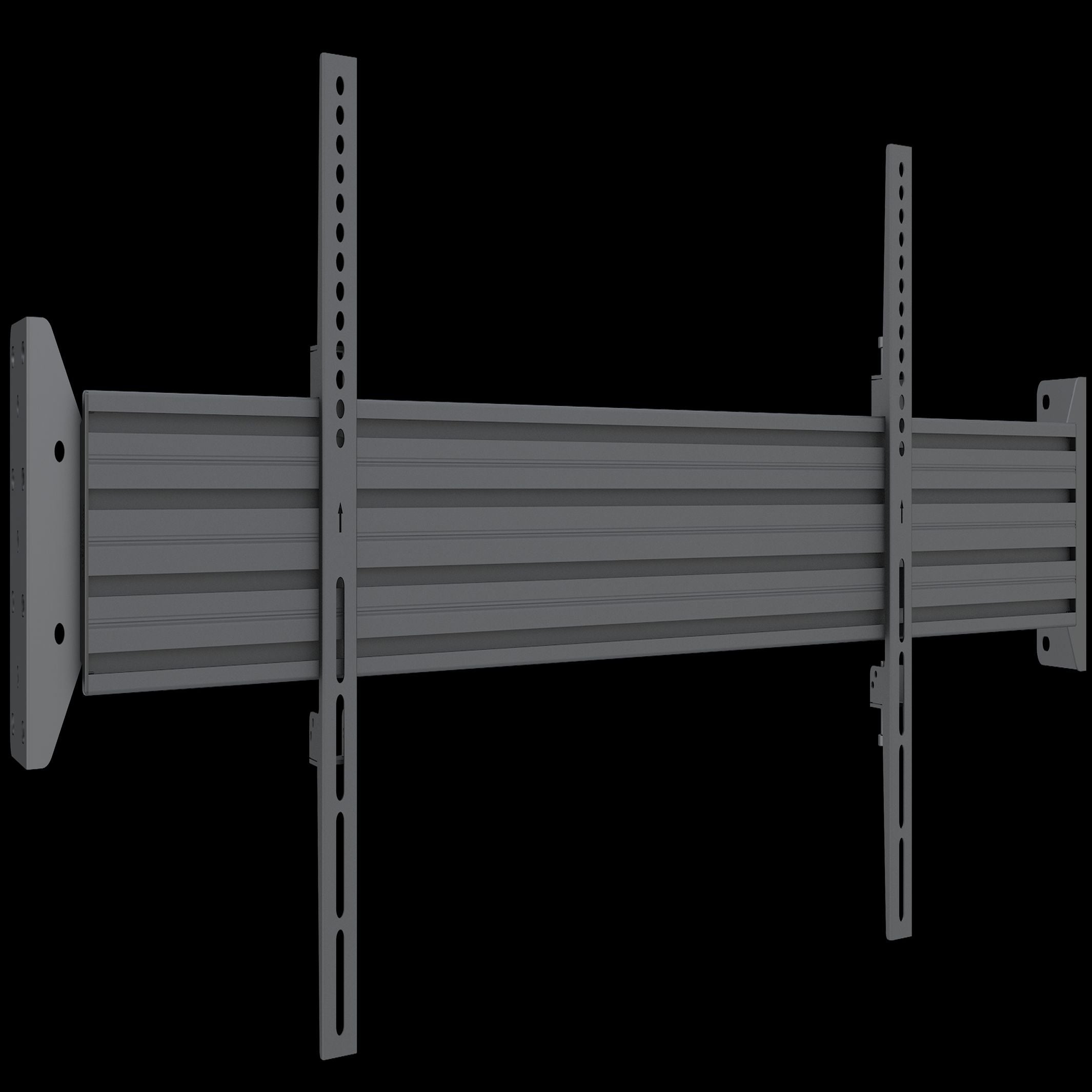 Dual-Point Single-Screen Wall-to-Wall Mount
