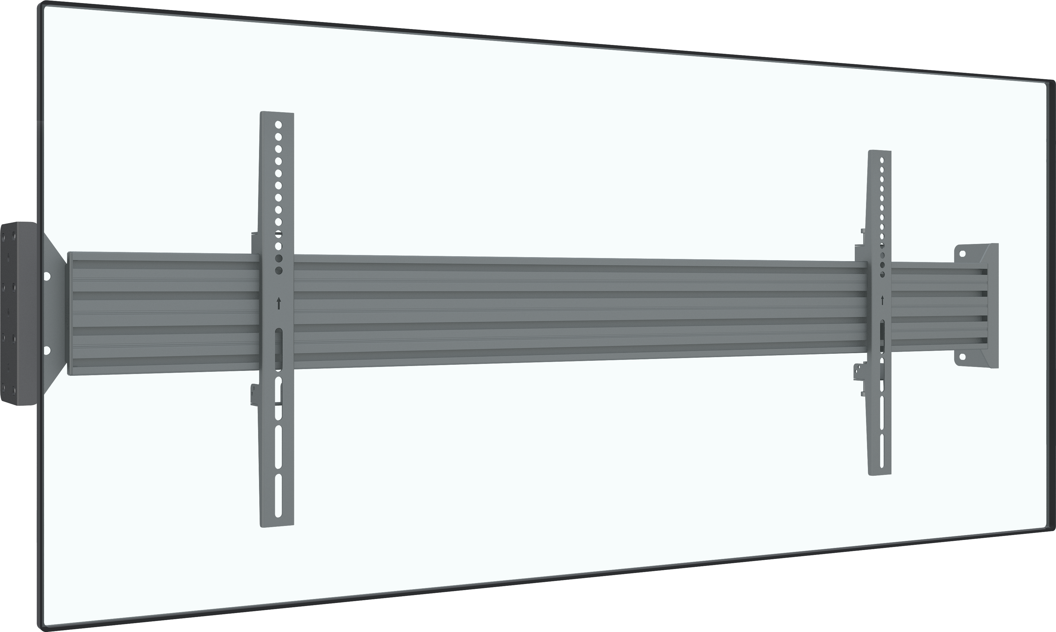 Dual-Point Single-Screen Wall-to-Wall Mount