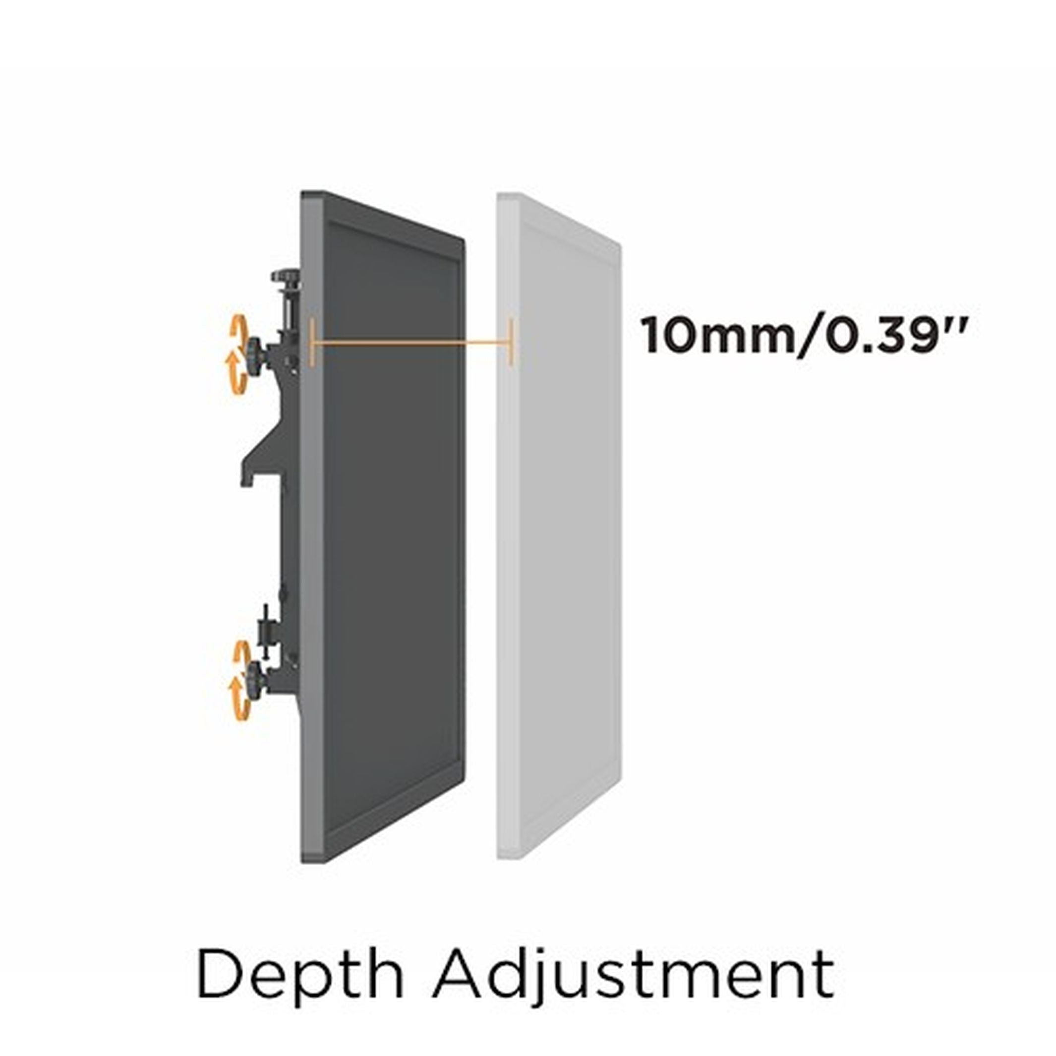 Micro-Adjustable Mounting Bracket for Series 2 - 400mm, 15.75” (2pcs/set)